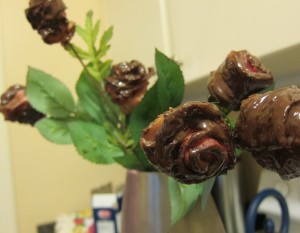 Chocolate Bacon roses